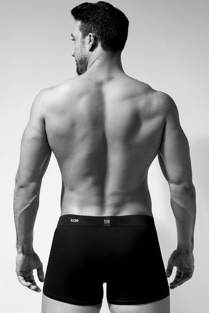 Men's Black Boxer Long Lasting Comfortable and Breathable