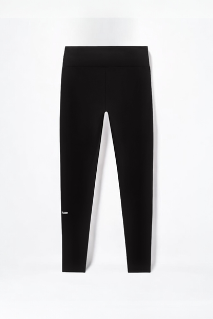 "Black High Waist Slimming Sports Leggings