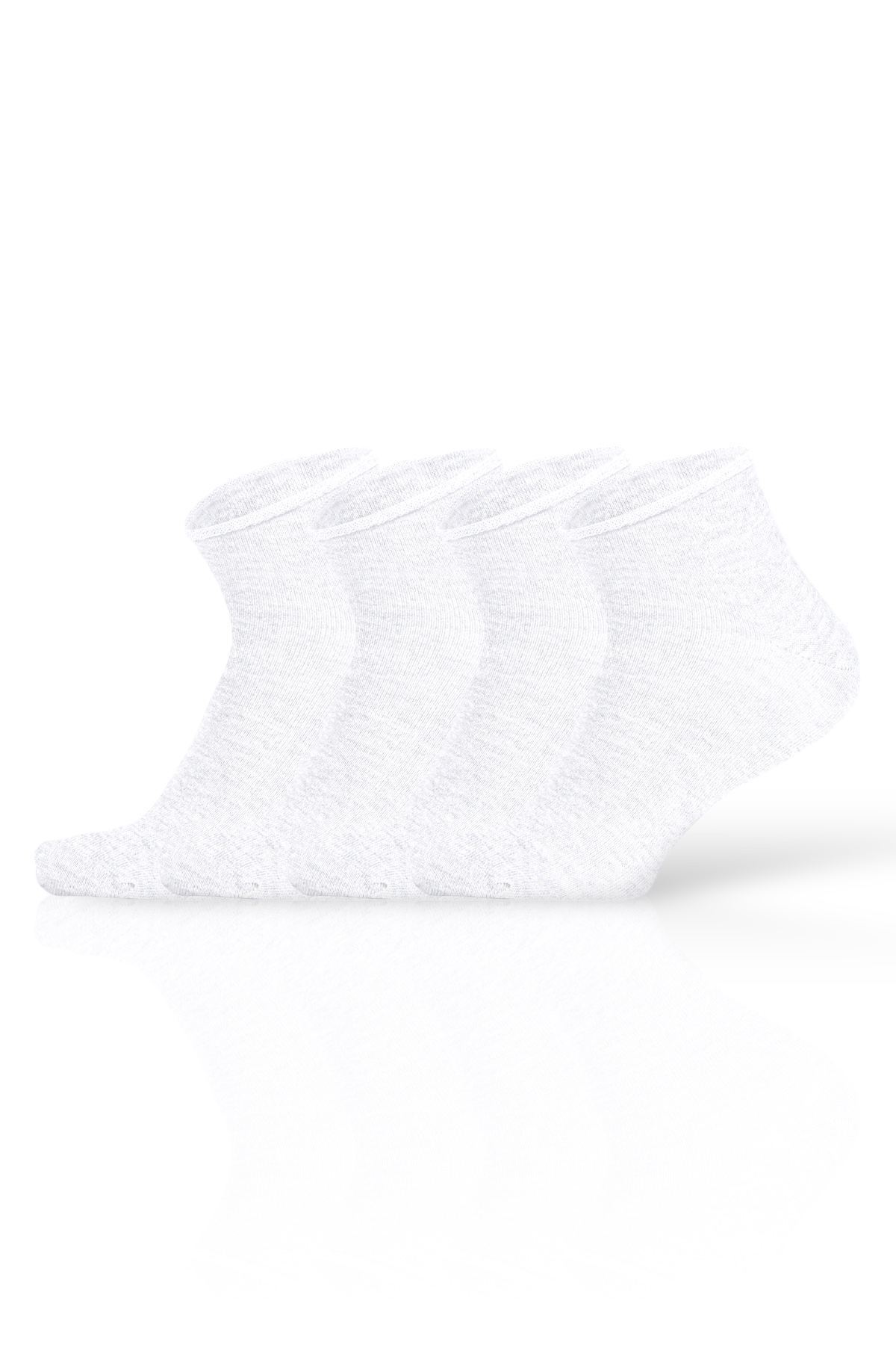 Women's 4-Pack Cotton Non-Elastic Seamless Flexible Non-Squeezing Diabetic Sugar Socks